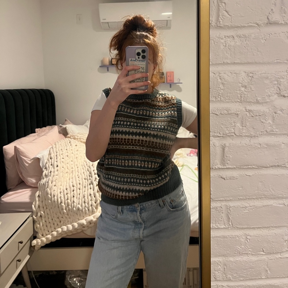 Vintage sweater vest
